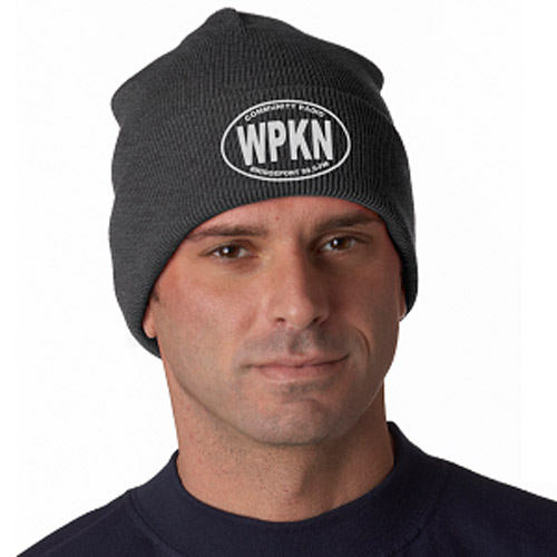 WPKN oval logo knit hat