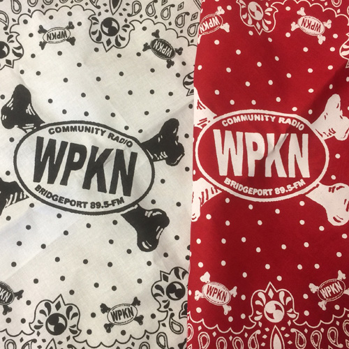 WPKN White and Red Bandanna